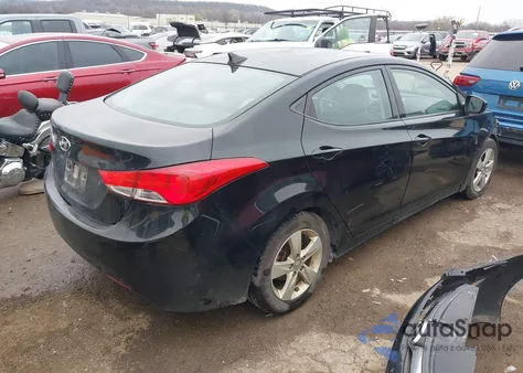 2013 Hyundai Elantra Gls из США, поврежденный, VIN 5NPDH4AE2DH426857